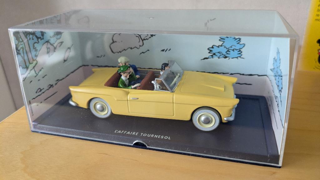 Kuifje auto met certifiaat, Verzenden, Kuifje, Zo goed als nieuw, Beeldje of Figuurtje