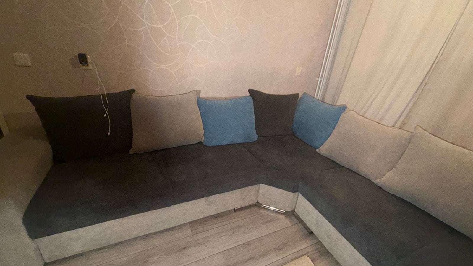 Gratis grote modulaire hoekbank - zelf ophalen, Ophalen, Gebruikt, Hoekbank, 300 cm of meer