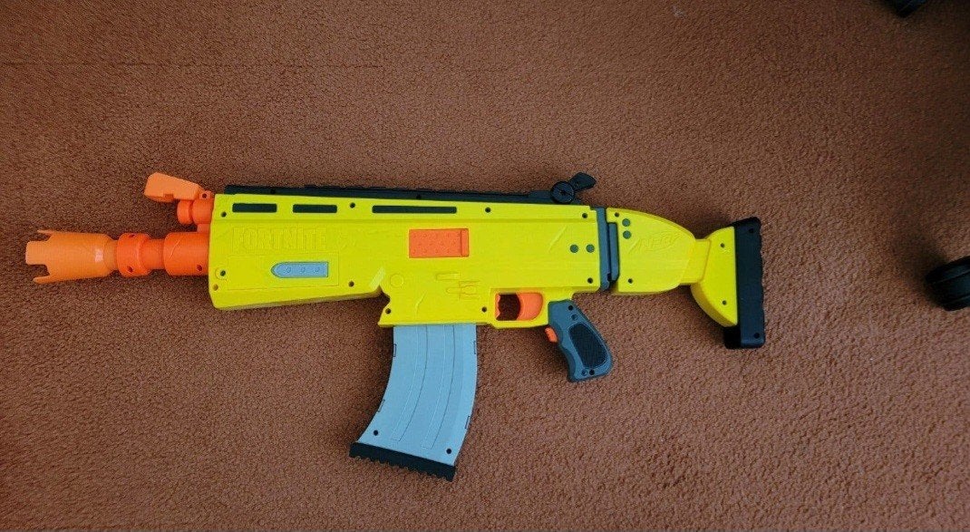 Nerf Fortnite AR-L gemotoriseerde blaster, bijna nieuw, Ophalen, Zo goed als nieuw