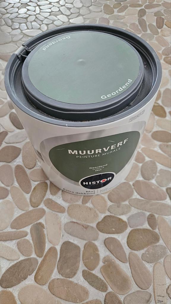 Histor verf 2,5L zeegroen, Ophalen of Verzenden, Nieuw