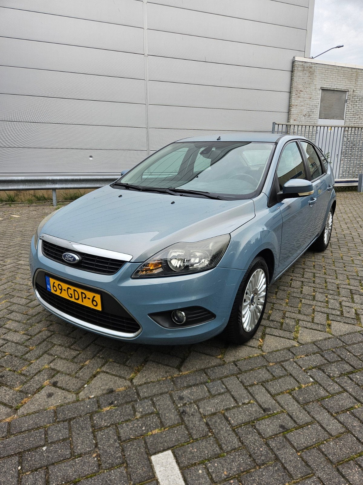Ford Focus 1.6 74KW 5D AUT 2008 Blauw, Auto's, 1596 cc, 4 cilinders, Blauw, 100 pk