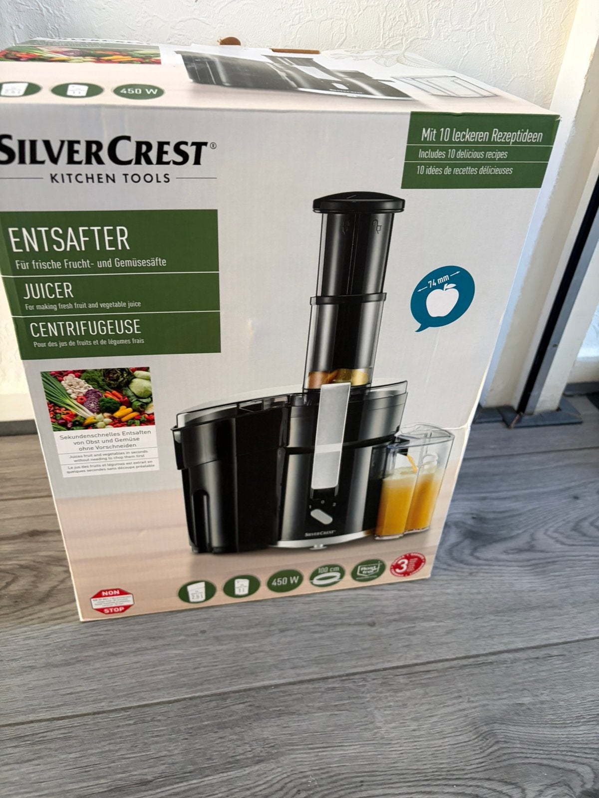 Juicer, Ophalen of Verzenden, Nieuw, Elektrisch, Sapcentrifuge