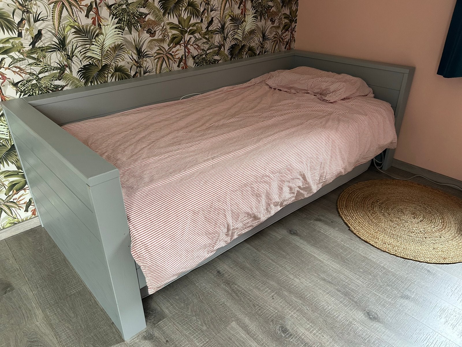 Eenpersoons bed, Ophalen, Gebruikt, 90 cm, Eenpersoons