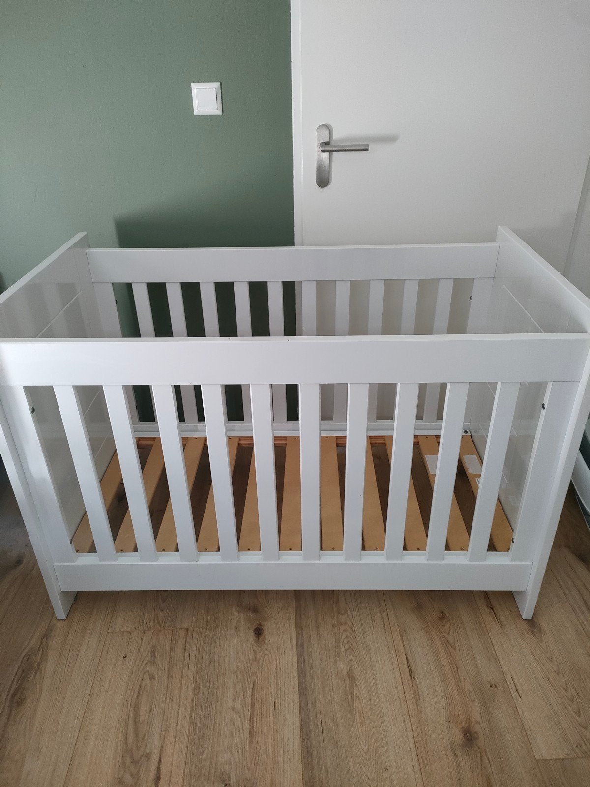 Bopita ledikant met Aerosleep matras en topper 60*120cm, Zo goed als nieuw, Minder dan 140 cm, Minder dan 70 cm, Ophalen