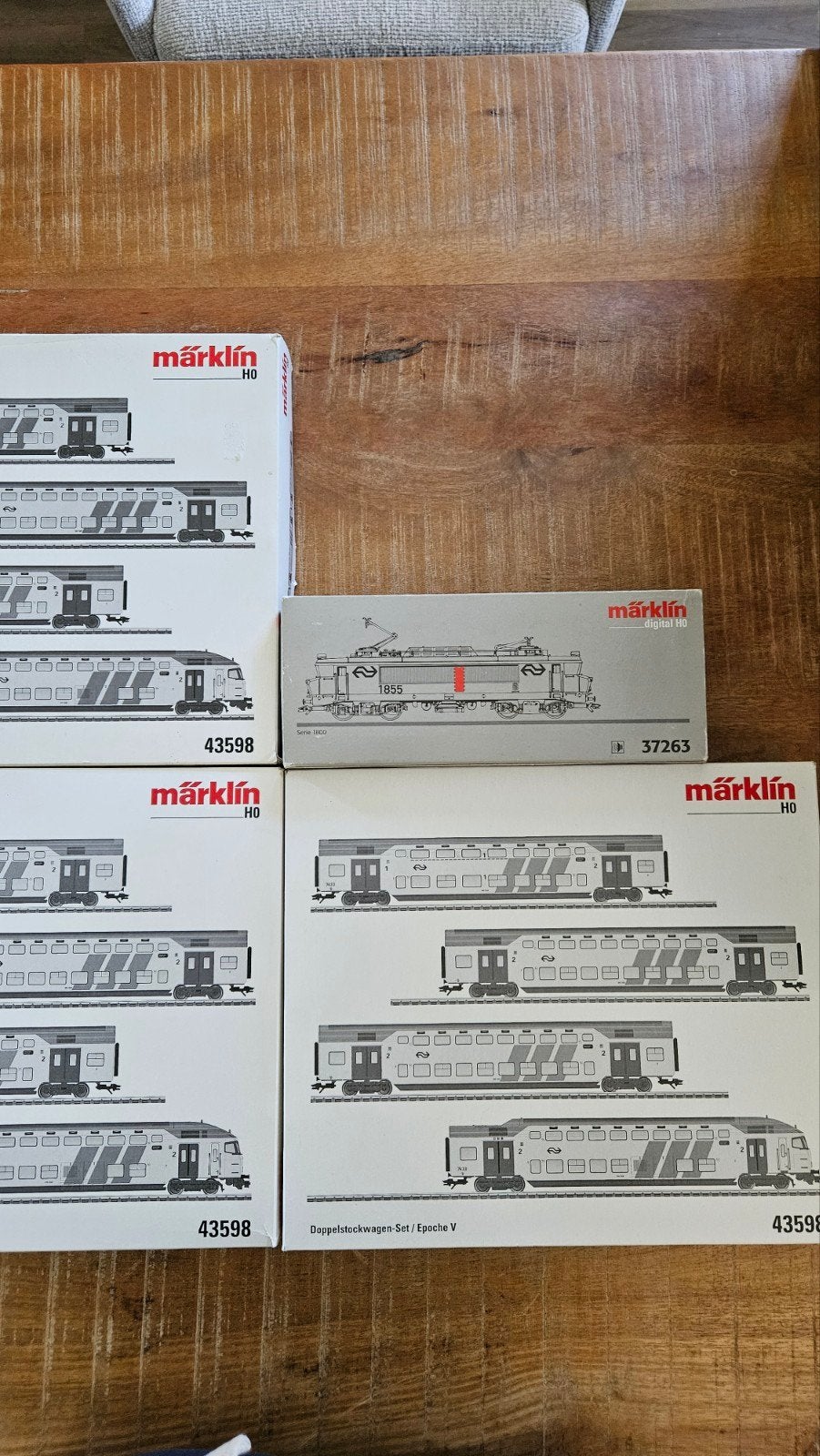 Marklin 43598 DDM rijtuigenset van de NS, Hobby en Vrije tijd, Modeltreinen | H0, Wisselstroom, Treinset, Ophalen of Verzenden