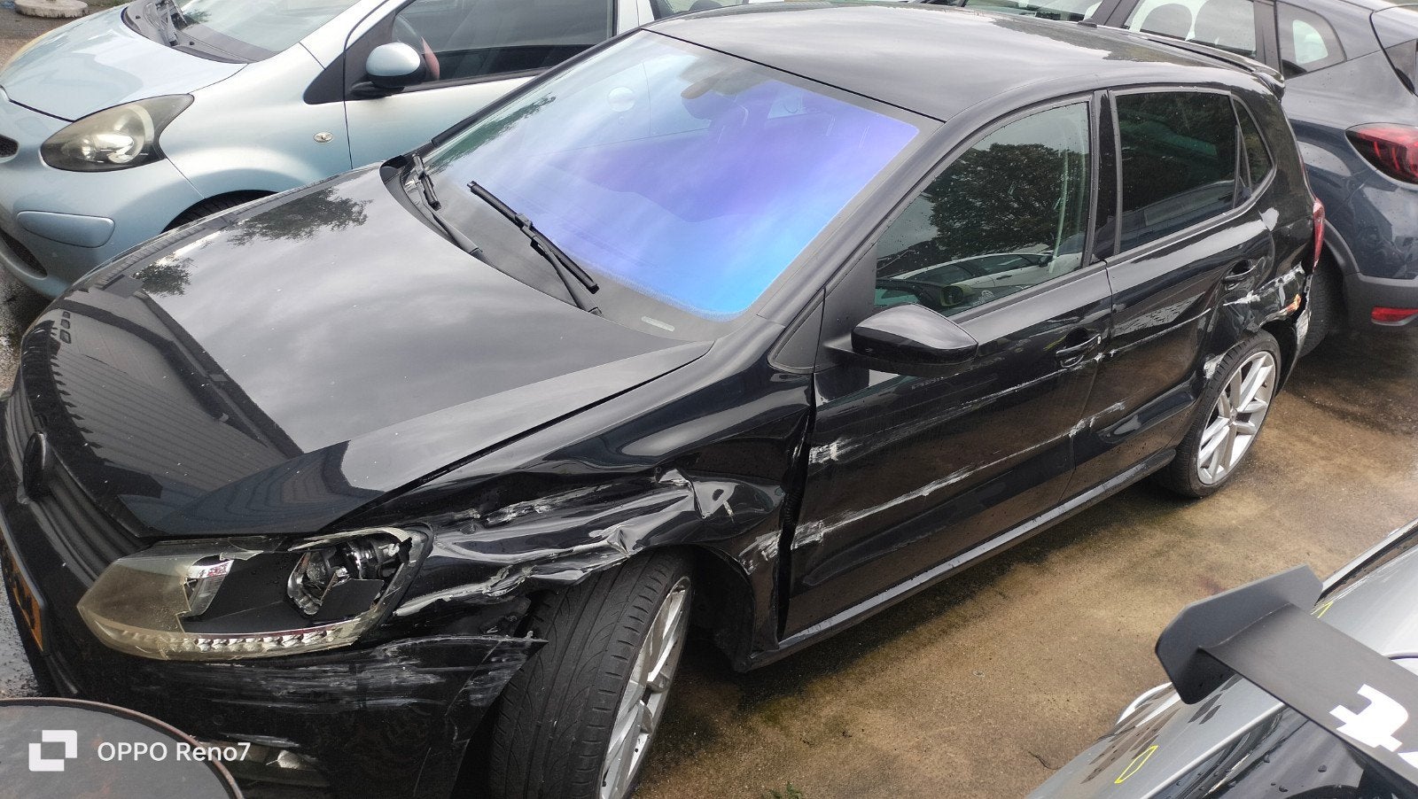polo 6C 1.2 Tsi, Volkswagen, Zwart, Handgeschakeld, Ophalen of Verzenden