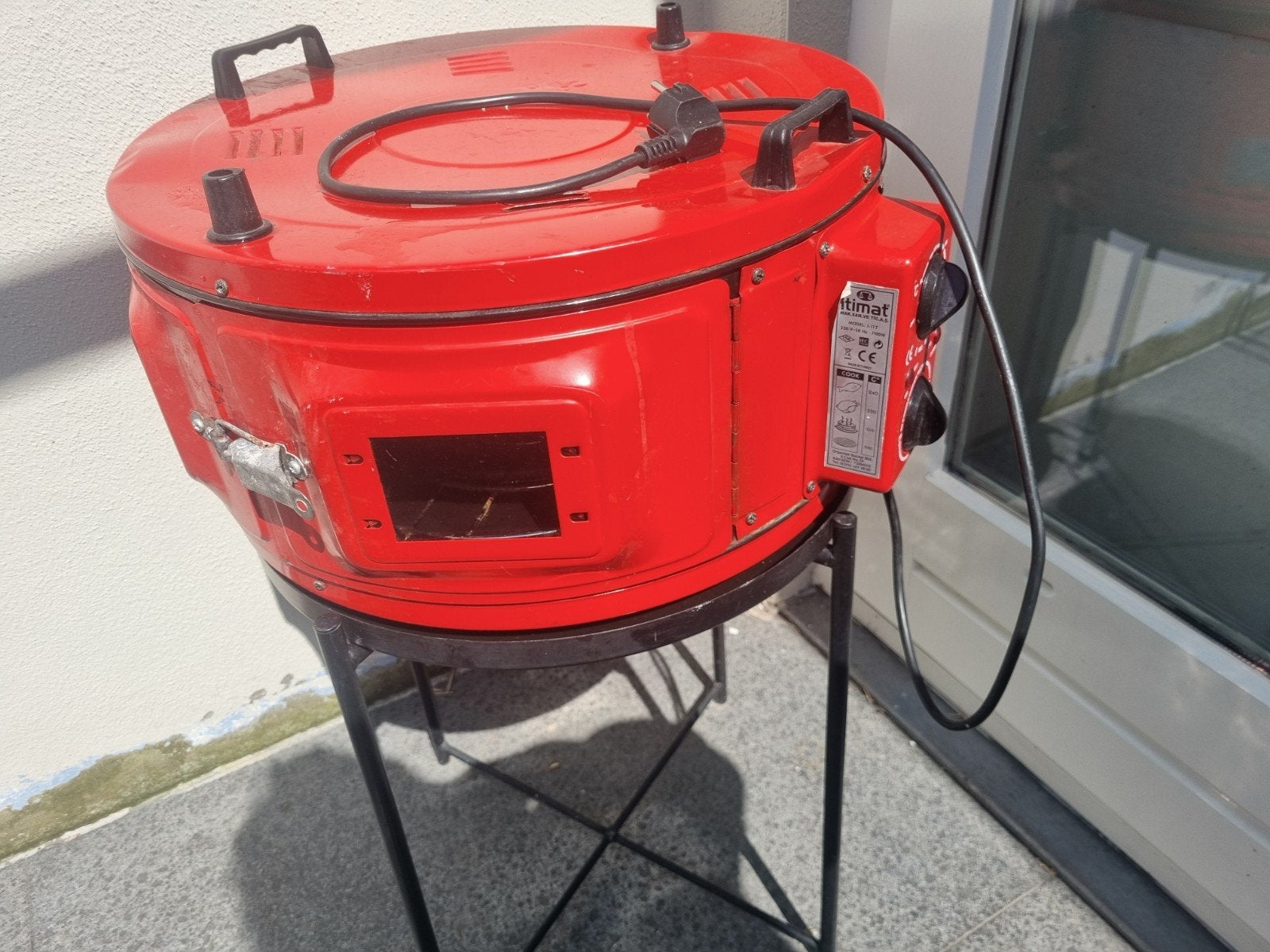 Itimat I-11T ronde oven / turkse pizza oven /, Ophalen, Minder dan 45 cm, Oven, Vrijstaand