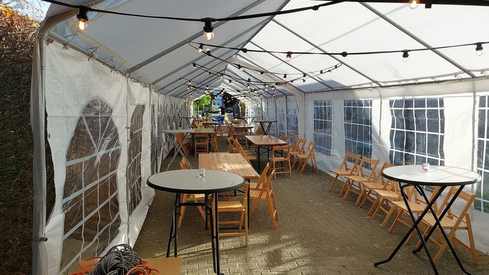 Partytent verhuur - Diverse maten en accessoires, Ophalen, Gebruikt, Abraham of Sarah