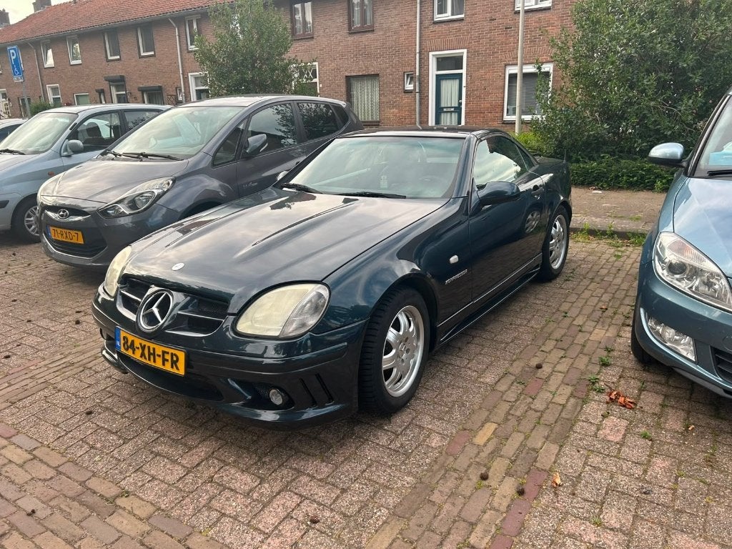 Mercedes-Benz SLK 1997 230compressor, Auto's, Automaat, 1330 kg, Cabriolet, Blauw
