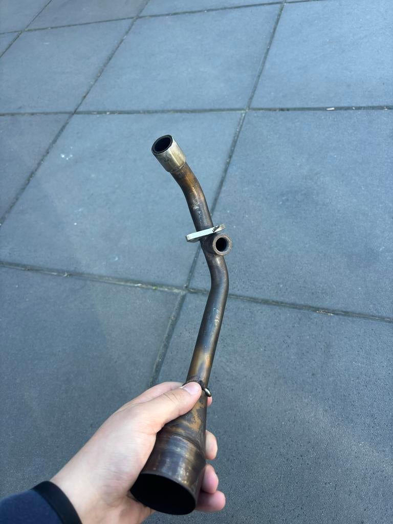 Originele Akrapovic voorbocht E4, Motoren, Onderdelen | Overige, Ophalen of Verzenden, Gebruikt