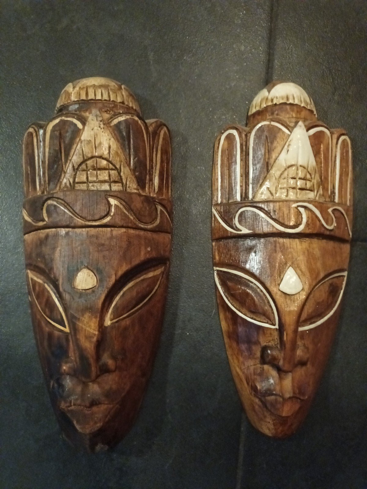 Houten maskers, Ophalen of Verzenden