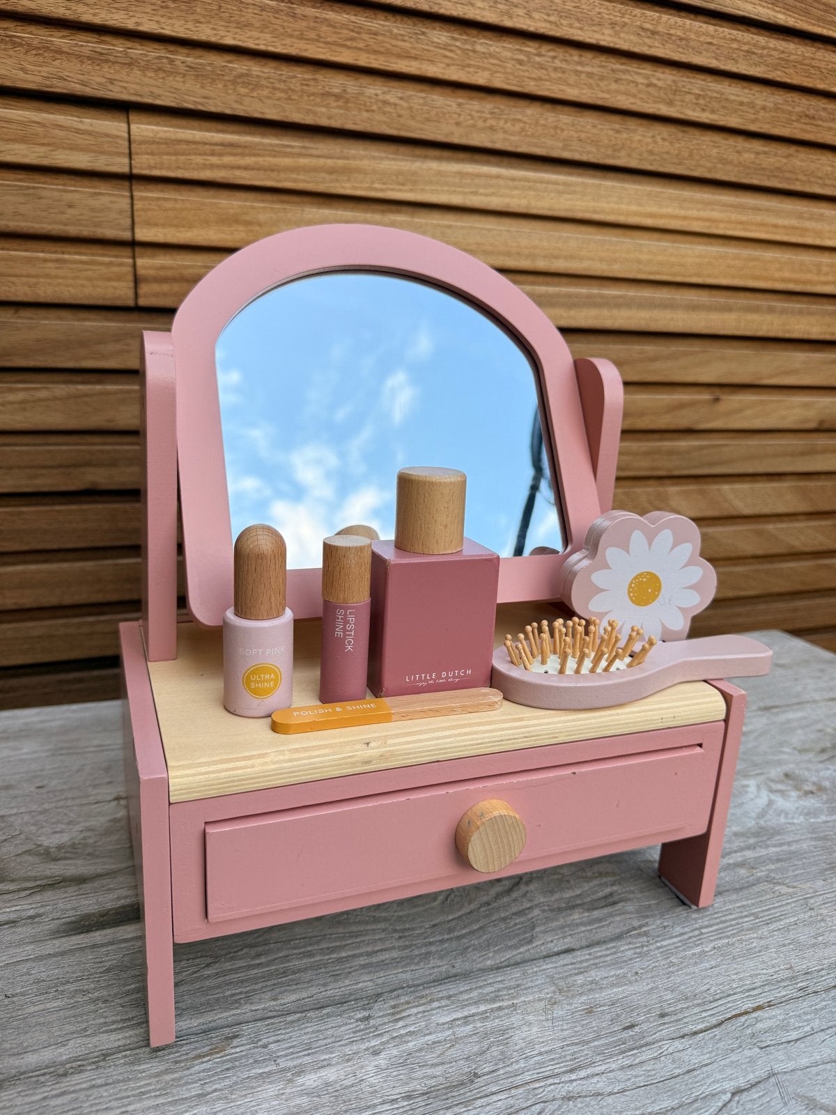 Little Dutch Houten Kaptafel met Make-up Speelset, Ophalen, Gebruikt, Meisje