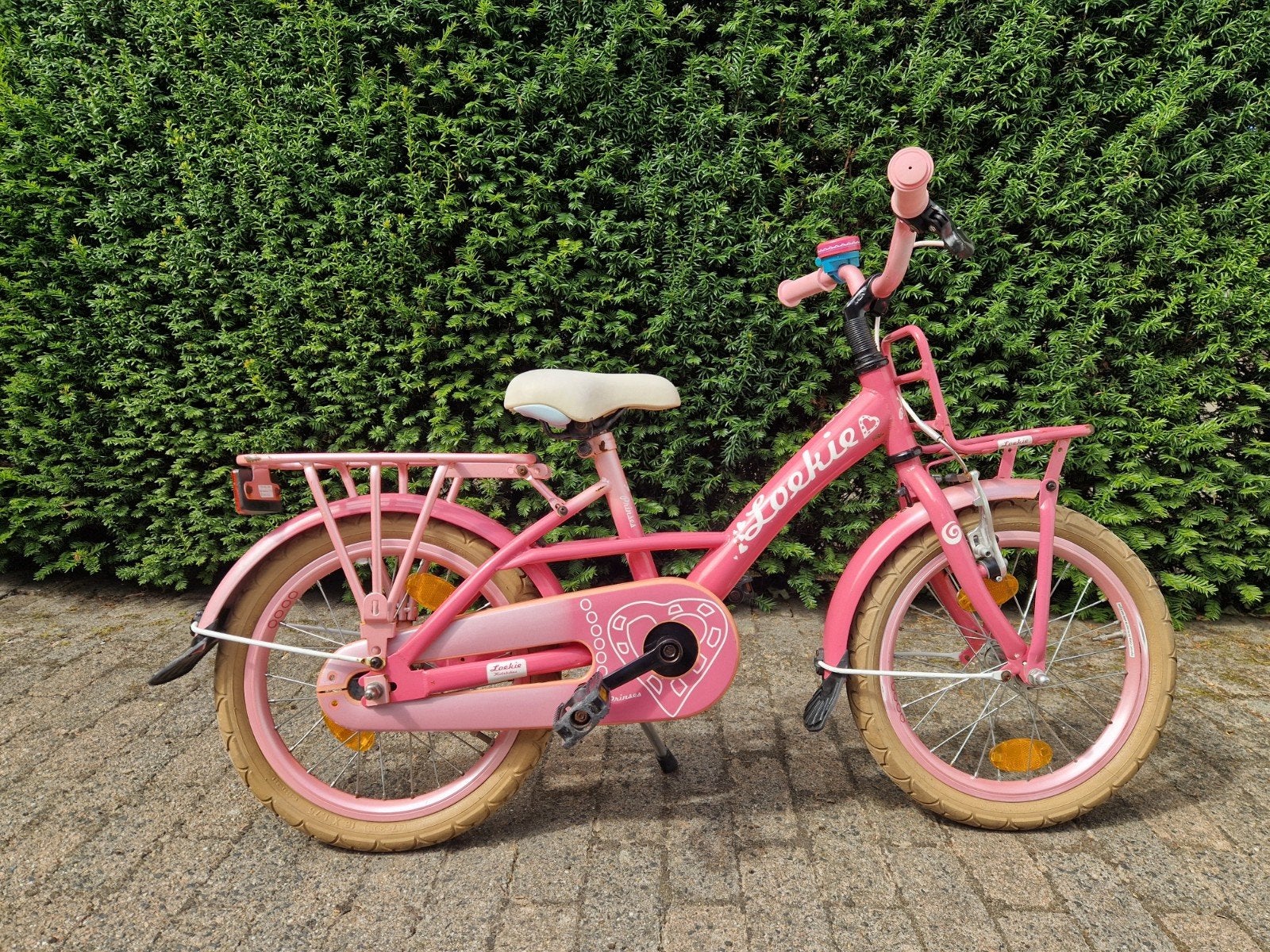 Zeer mooie Loekie Prinses 16 inch meisjesfiets roze, Fietsen en Brommers, Ophalen, Terugtraprem, 16 tot 20 inch, Loekie Alpina Batavus Limit Spirit Veloretti Supersuper Popal