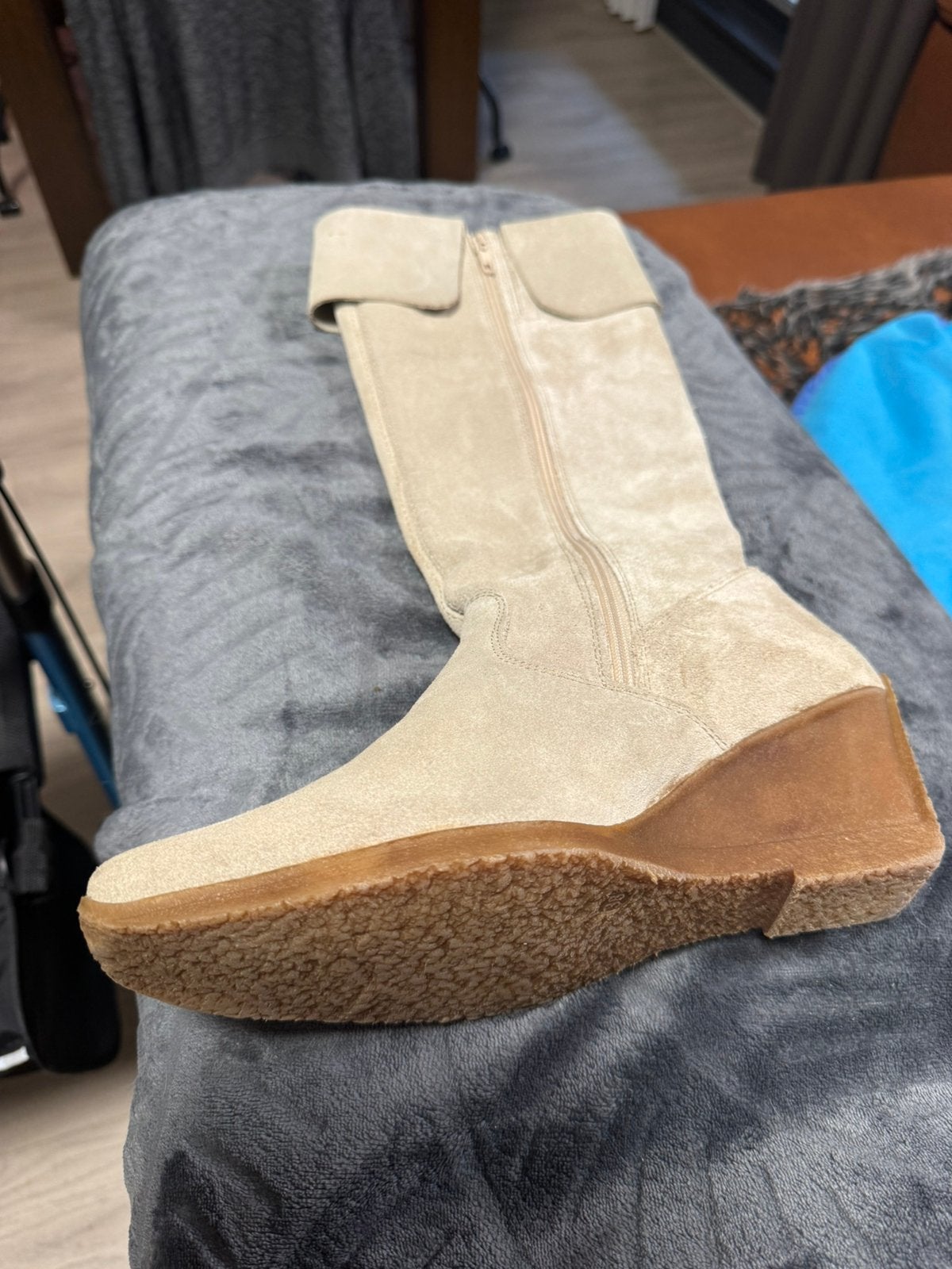 Sude knie laarzen, Ophalen of Verzenden, Zo goed als nieuw, Dressuur, Schoeisel