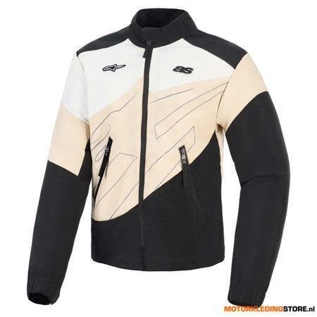 Alpinestars Stella Moshell Motorjas, Zwart-Wit-Beige, Ophalen of Verzenden, Nieuw met kaartje