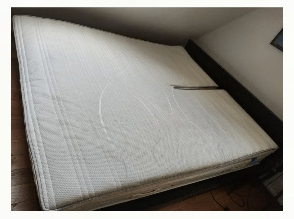 Tweepersoonsbed, Huis en Inrichting, Ophalen, Overige materialen, Zwart, Tweepersoons