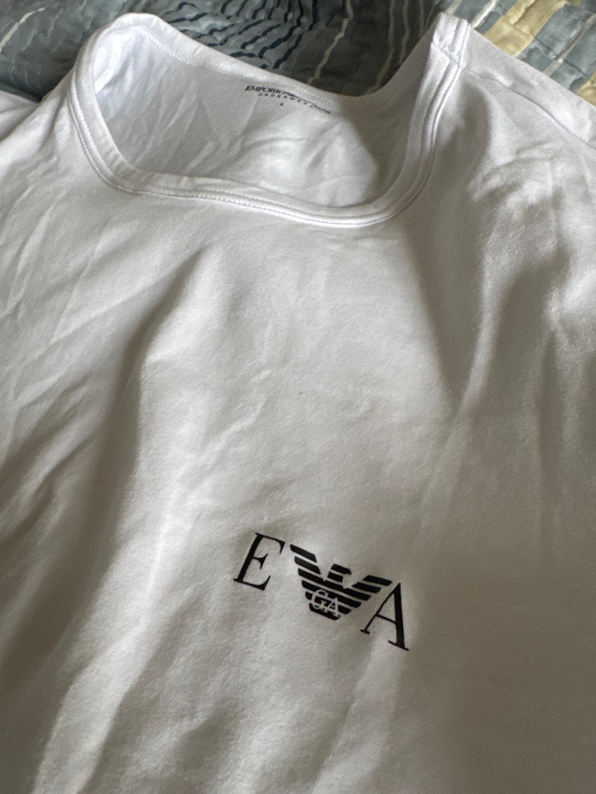 Emporio Armani Witte T shirt origineel (bewijs)Nieuw met tag, Kleding | Heren, T-shirts, Ophalen of Verzenden, Nieuw, Maat 52/54 (L)