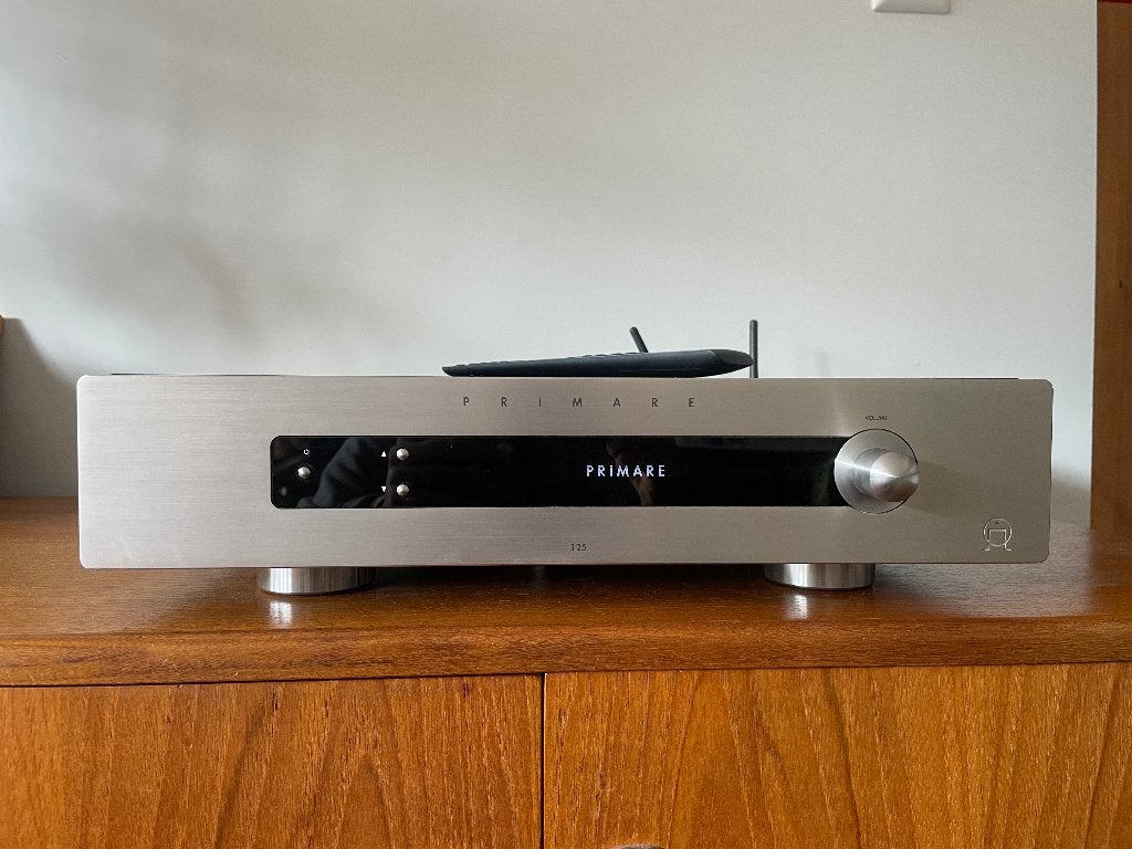 Primare i25 Prisma - Geïntegreerde versterker met doos, Zo goed als nieuw, 60 tot 120 watt, Stereo, Ophalen