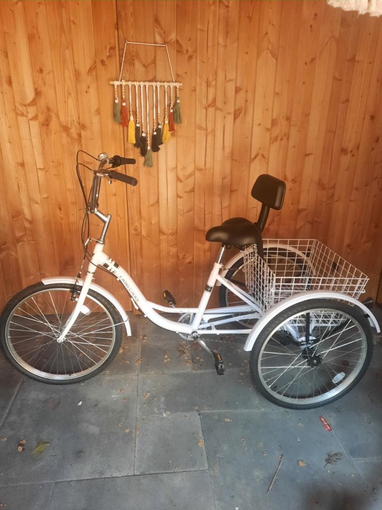 Viking Choice driewieler, 7 versnellingen, met mand, Ophalen of Verzenden, Zo goed als nieuw, Velgrem, Viking Choice