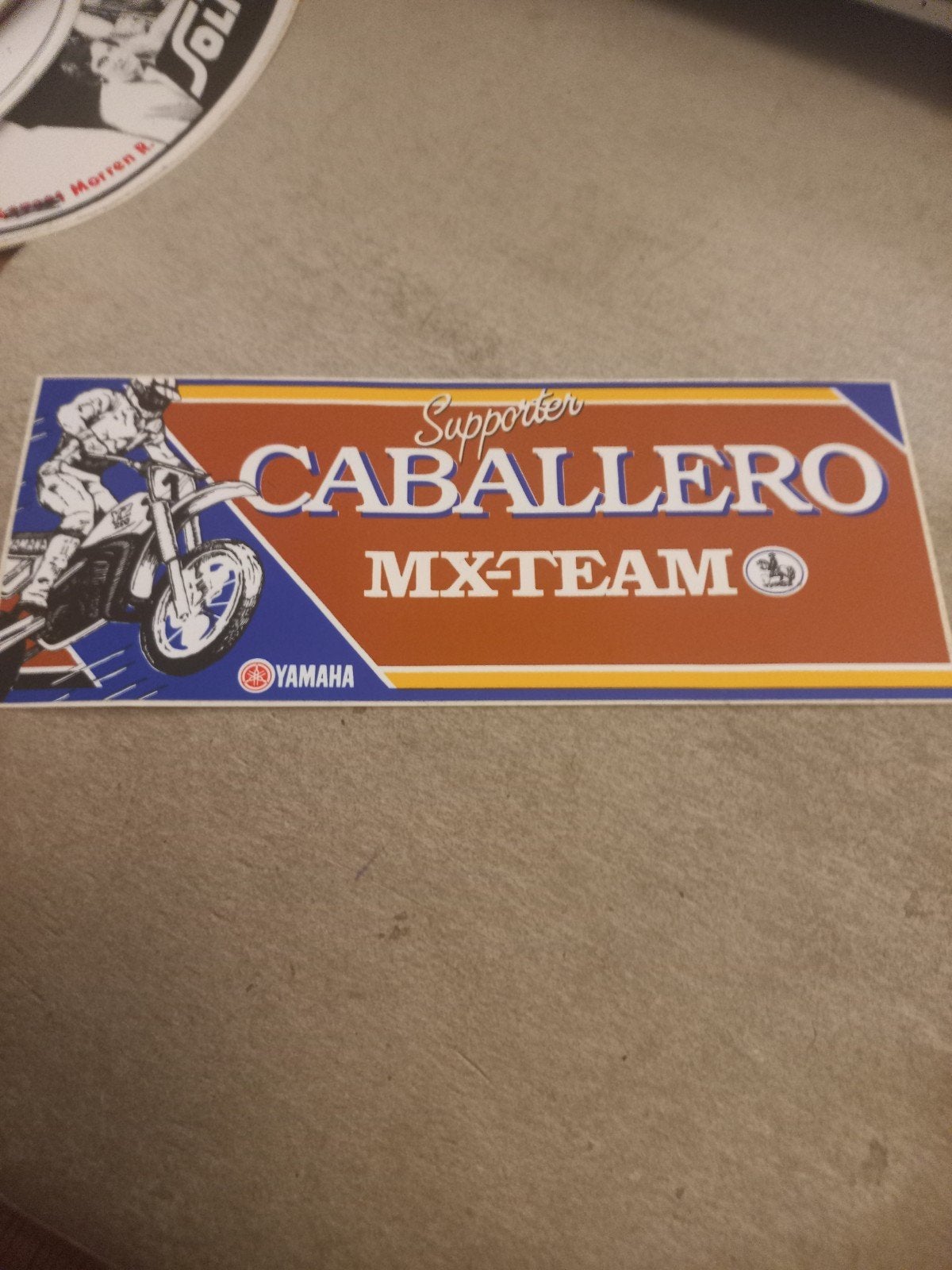 Caballero MX-Team Supporter Sticker Yamaha, Ophalen of Verzenden