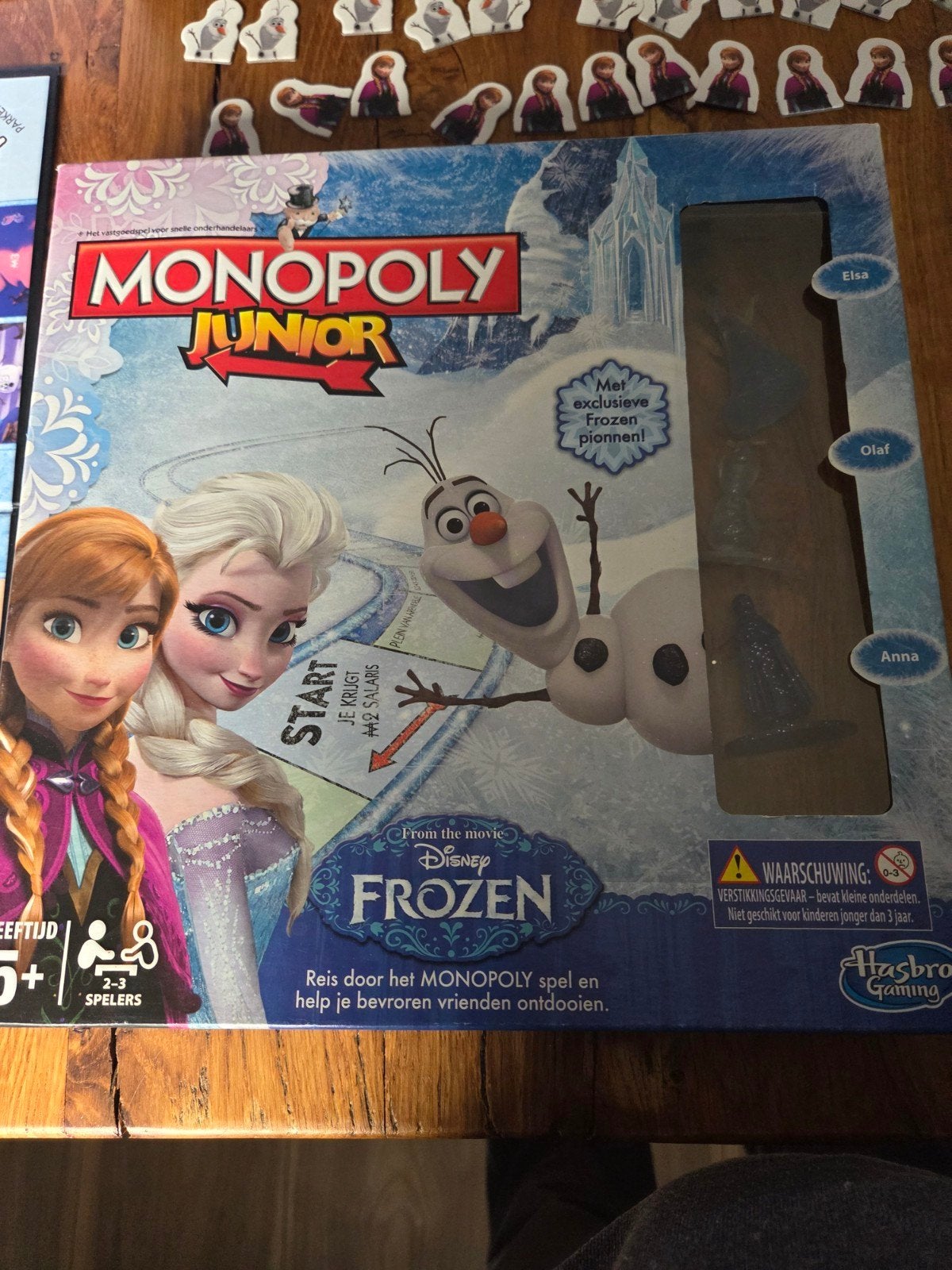 Monopoly Junior Disney Frozen - Ontzettend leuk spel!, Hobby en Vrije tijd, Drie of vier spelers, Ophalen, Gebruikt, Hasbro