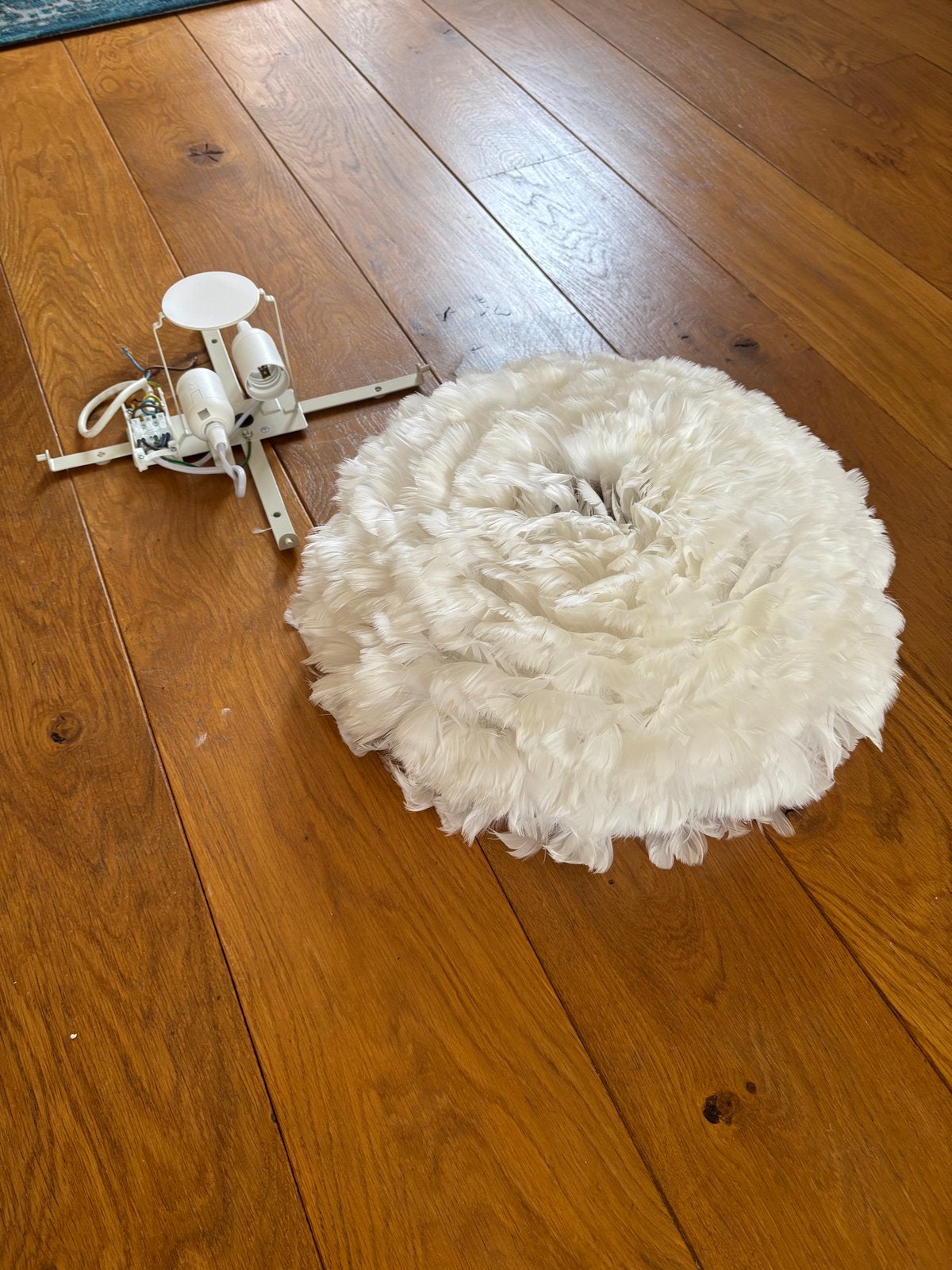 Umage Eos lampenkap - Wit, Wit, Overige merken, Natuurlijk materiaal, Ophalen of Verzenden