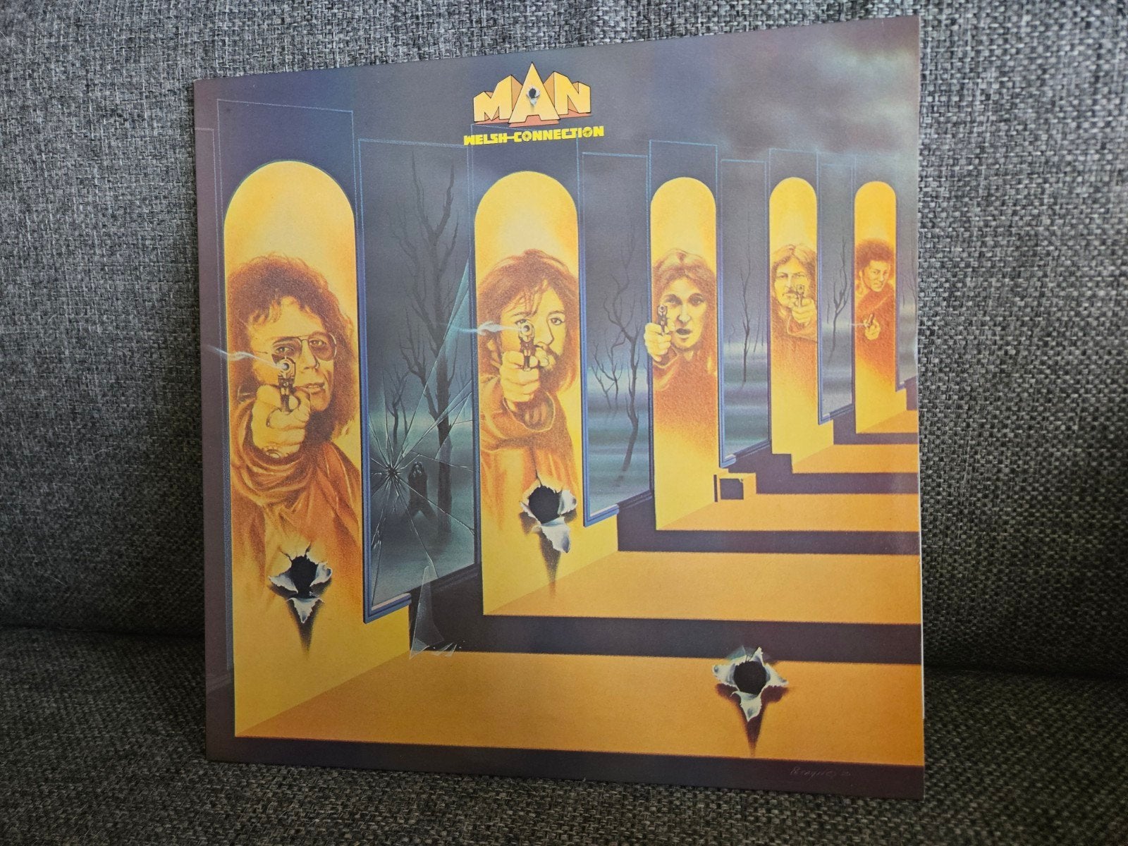 Man - The Welsh Connection LP (1976) Classic Rock Vinyl, LP, Ophalen of Verzenden, Zo goed als nieuw, Classic Rock