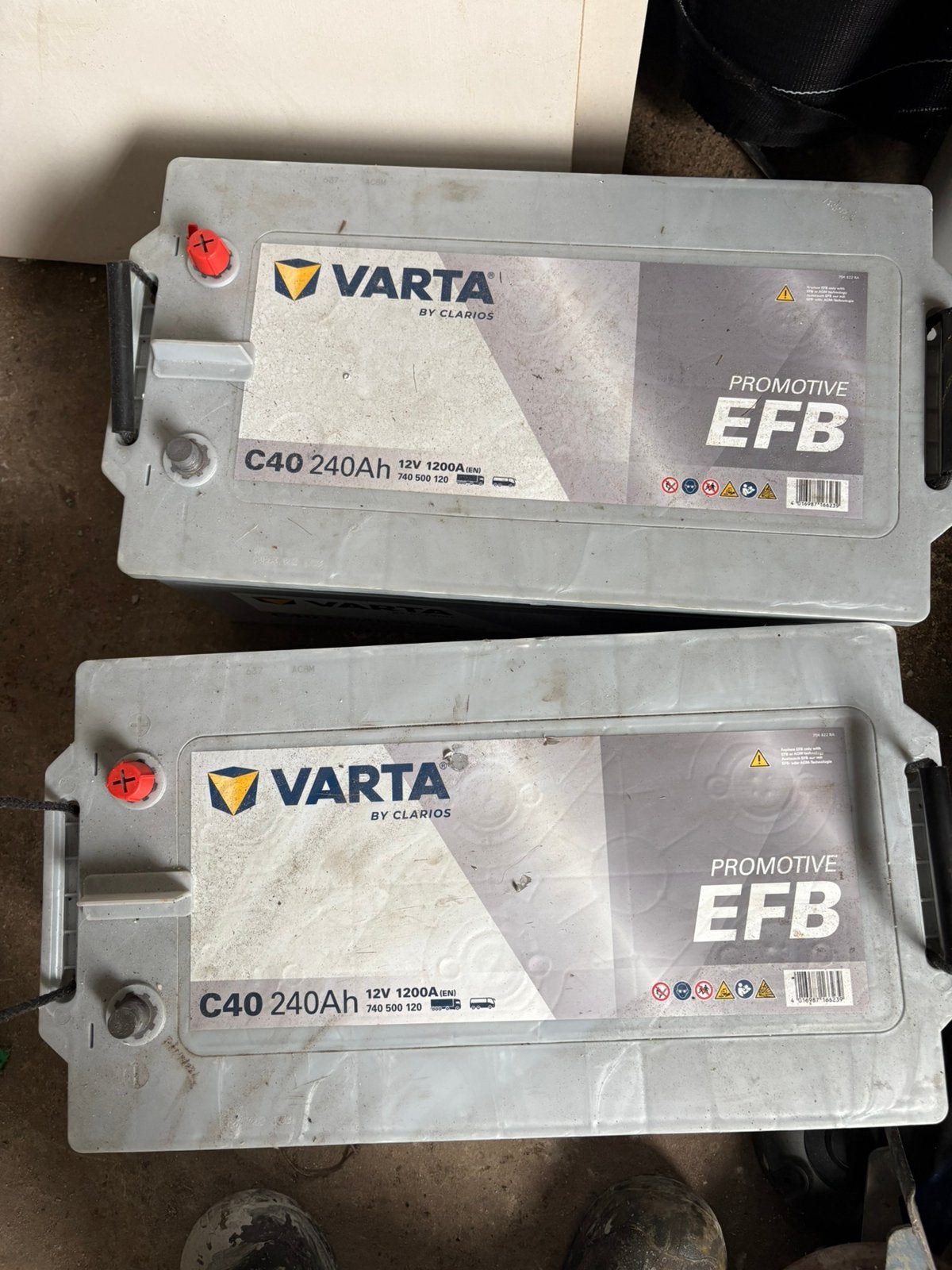 Varta accu’s, Ophalen, Nieuw