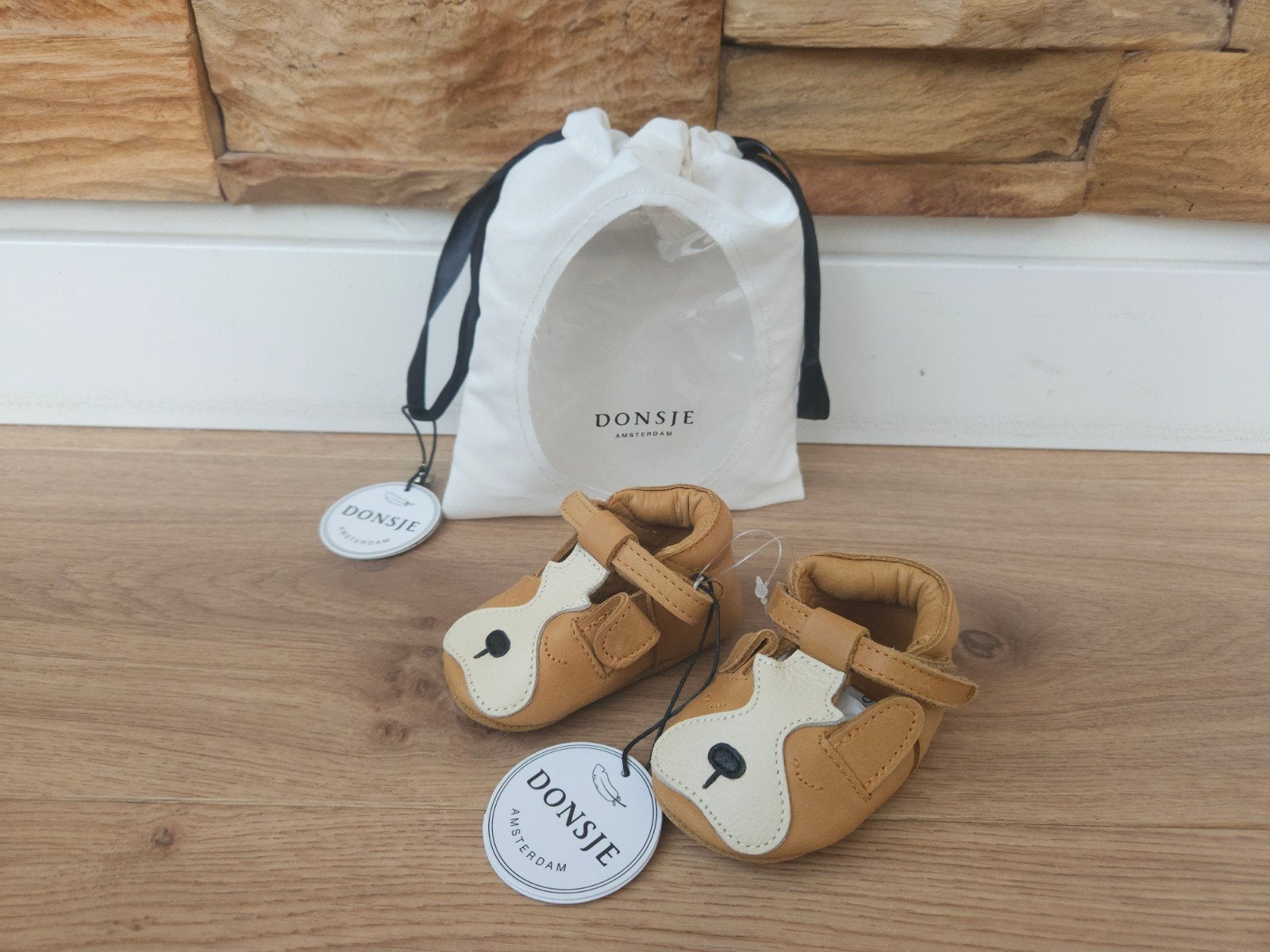 Donsje Amsterdam slofjes schoentjes NIEUW Maat 0 - 6 maande, Schoentjes, Jongetje of Meisje, Donsje, Nieuw