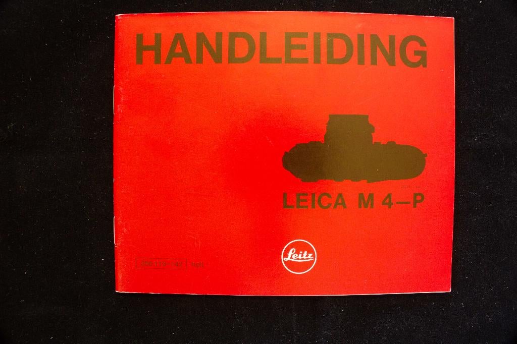 Handleiding Leica M4-P, Audio, Tv en Foto, Fotocamera's Analoog, Ophalen of Verzenden, Zo goed als nieuw, Compact, Leica
