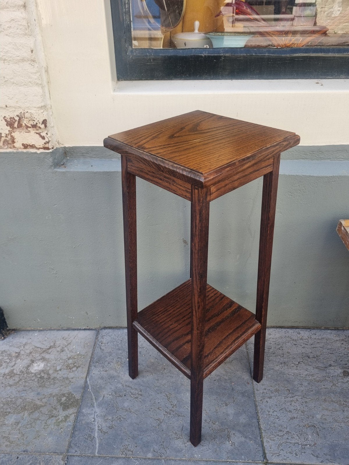 Art Deco Plantentafel Massief Hout - Vintage & Antiek, Ophalen