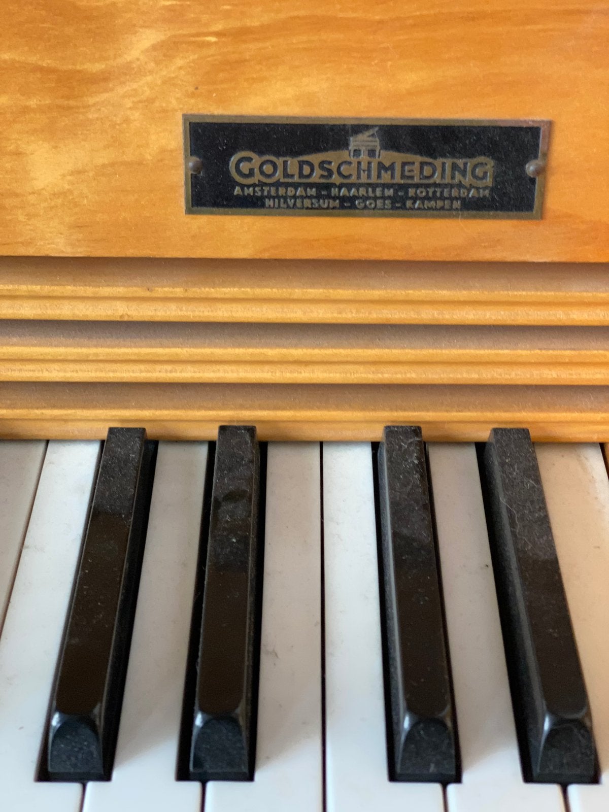 Studie piano gratis ophalen, Ophalen, Gebruikt, Bruin
