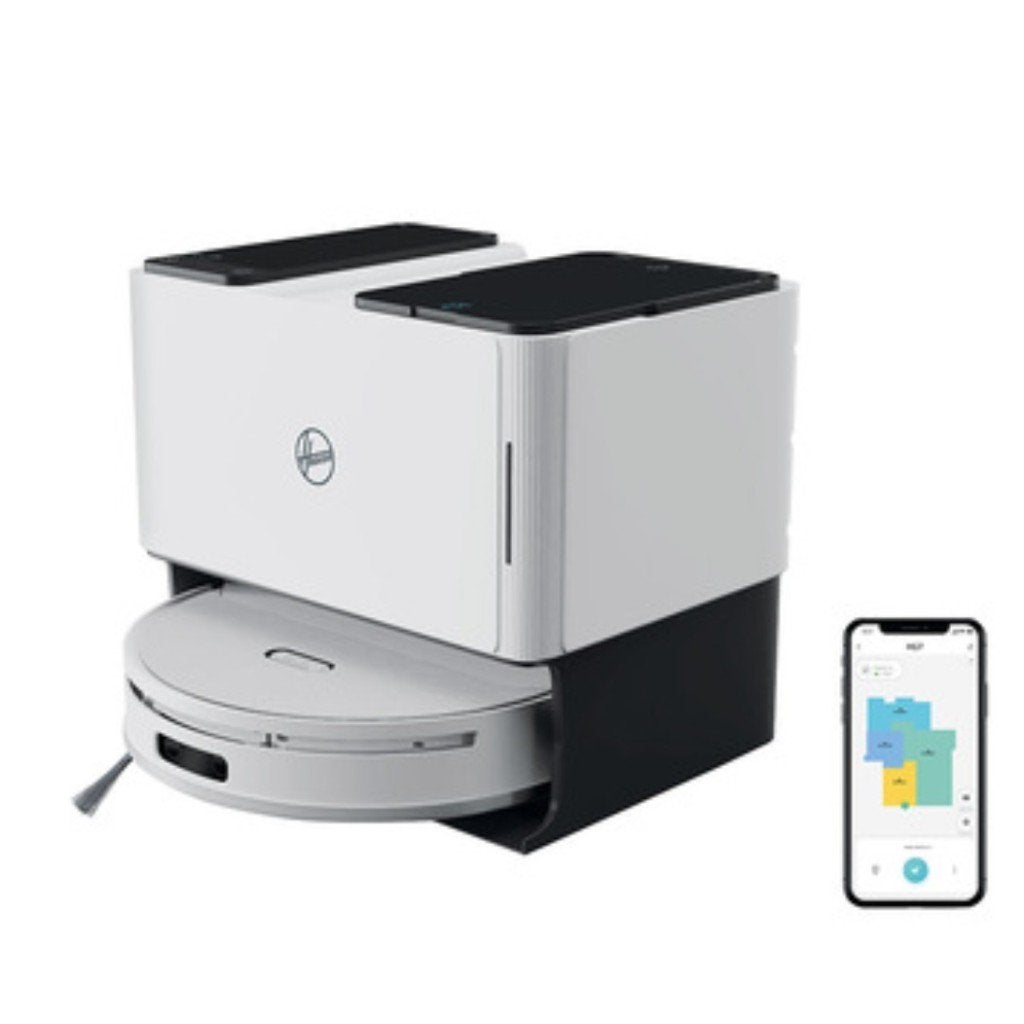 Hoover HG7 Hydro Ultra robot vacuum & mop + 5-in-1 station, Ophalen, Overige merken, Geschikt voor tapijt, Zo goed als nieuw