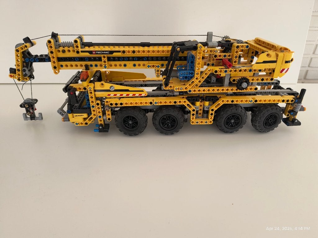 LEGO Technic 8053 Mobile Crane zonder boekjes of doos, Lego, Ophalen of Verzenden, Zo goed als nieuw, Compleet