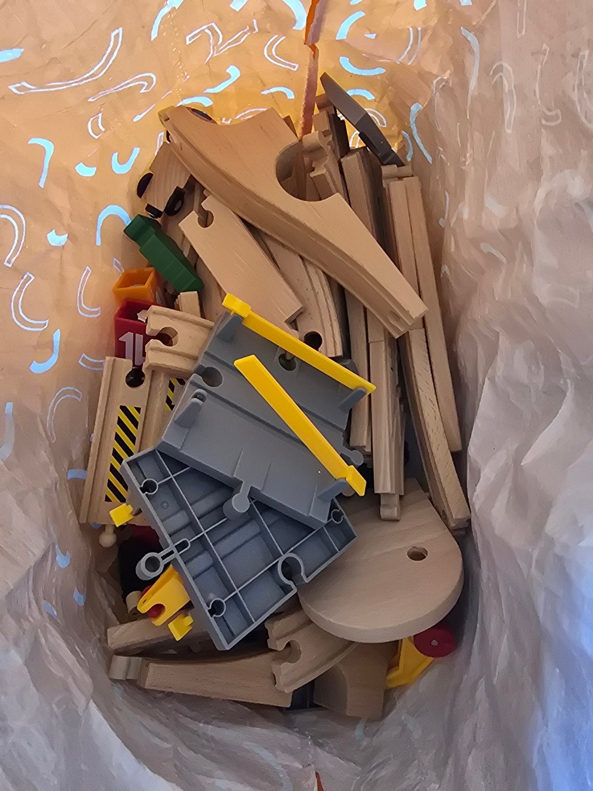 Grote Brio set houten treinrails en accessoires, Kinderen en Baby's, Ophalen of Verzenden, Zo goed als nieuw, Overige typen