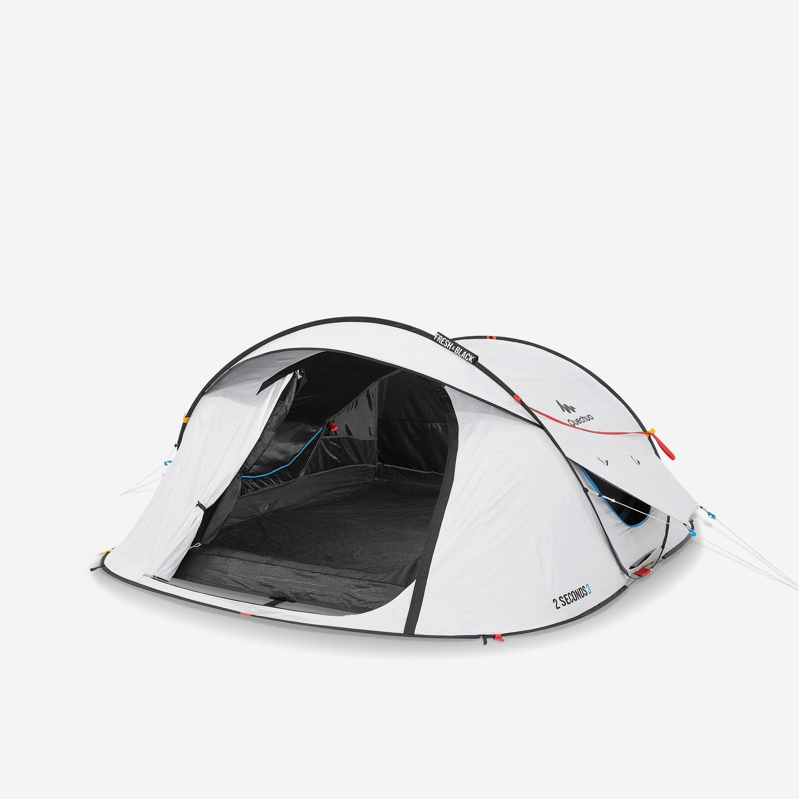Quecha Fresh and Black pop up tent 2p, Caravans en Kamperen, Tenten, Ophalen, Zo goed als nieuw