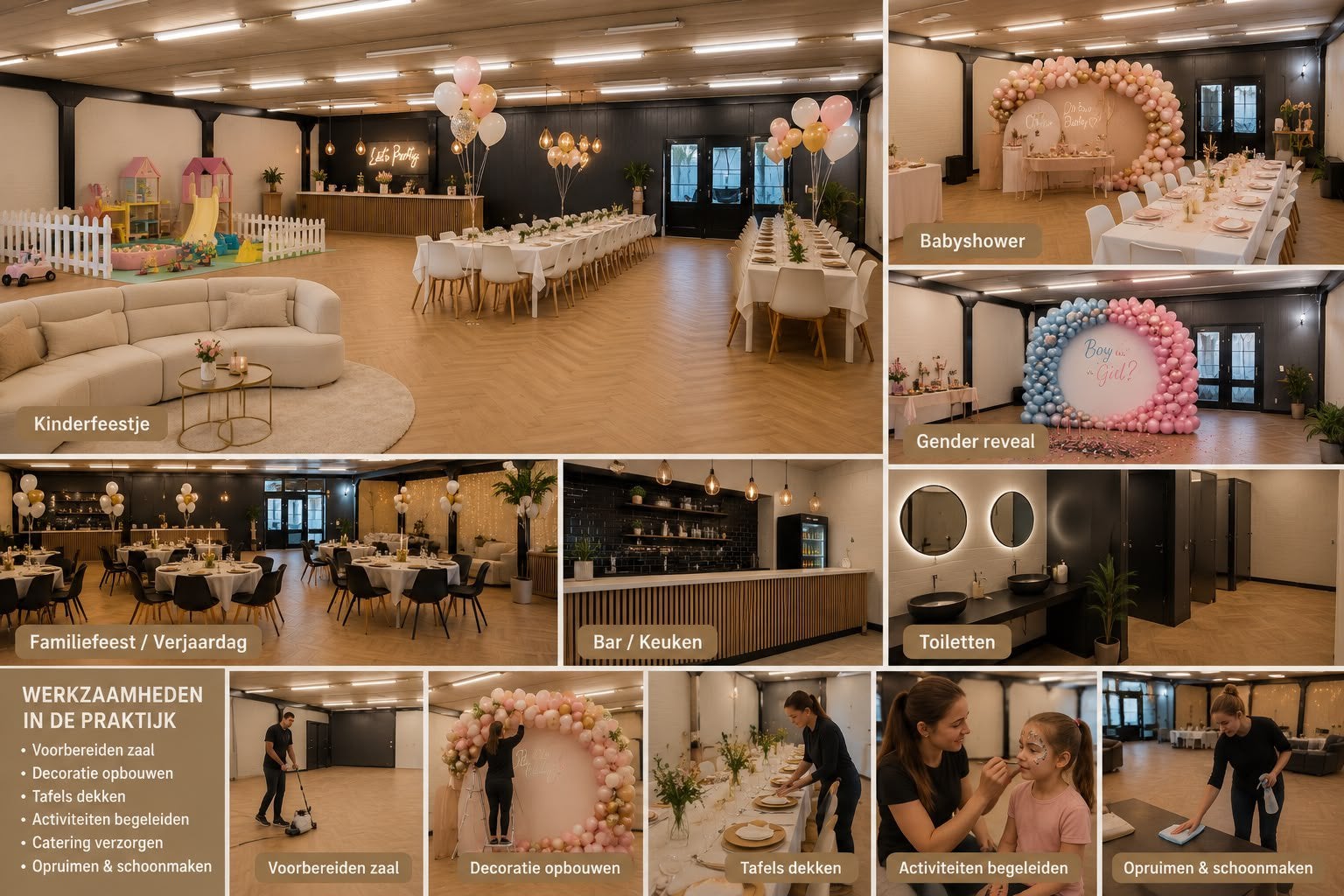ZAAL TE HUUR – VOOR ELKE GELEGENHEID!, Ophalen of Verzenden, Nieuw