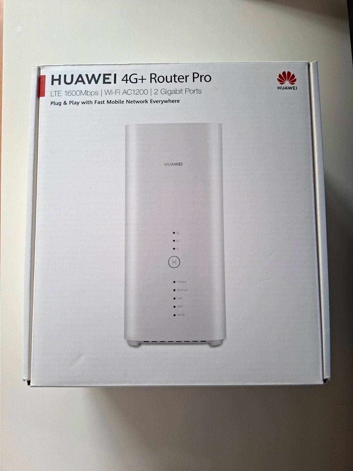 Nieuwe Huawei 4G+ Router Pro (B818-263) Wit, Computers en Software, Ophalen of Verzenden, Nieuw, Router, Huawei