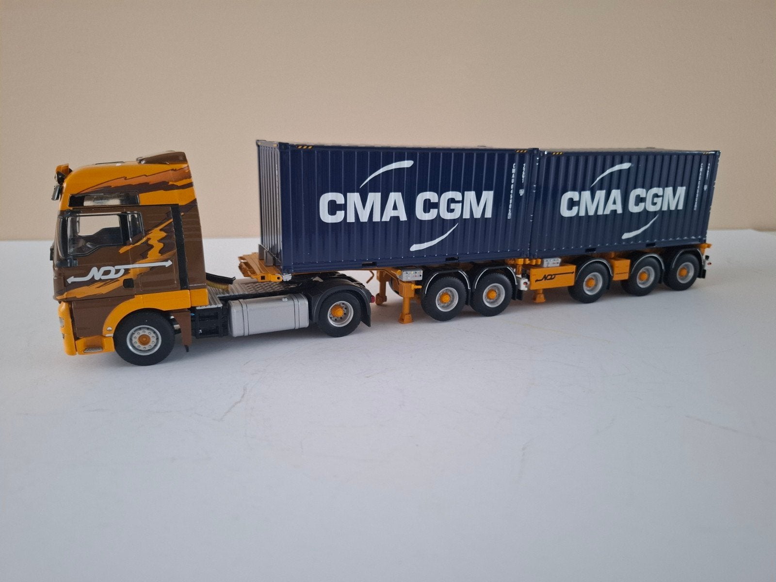 MAN TGX met containertrailer Niek Dijkstra Heerenveen wsi, Ophalen of Verzenden, Nieuw, Bus of Vrachtwagen, Wsi