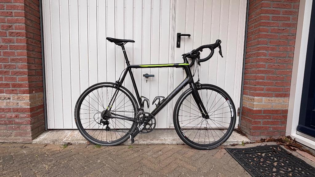 Cannondale Supersix Evo carbon racefiets (maat 63), Fietsen en Brommers, 28 inch, Gebruikt, Carbon, 61 tot 65 cm