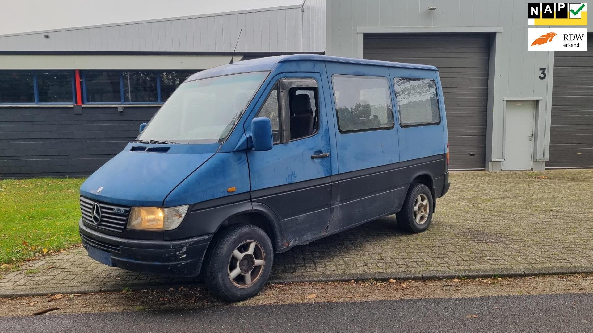 Mercedes-Benz Sprinter 312D 208D AIRCO MINIBUS MANUEEL GOOD, Auto's, Euro 2, Achterwielaandrijving, Gebruikt, 4 cilinders
