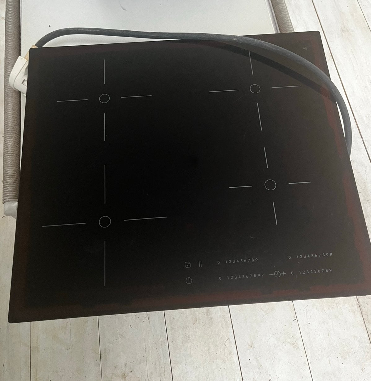 IKEA TYDLIG Inductiekookplaat 7,4 kW, Ophalen, Gebruikt, 4 kookzones, Inbouw