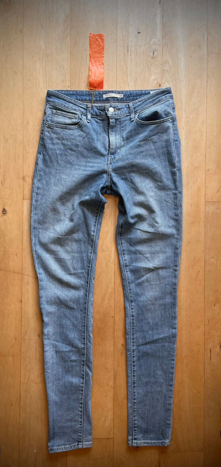 Levis 721 High Rise Skinny jeans spijkerbroek W29 L34, Ophalen of Verzenden, Zo goed als nieuw, Blauw, W28 - W29 (confectie 36)