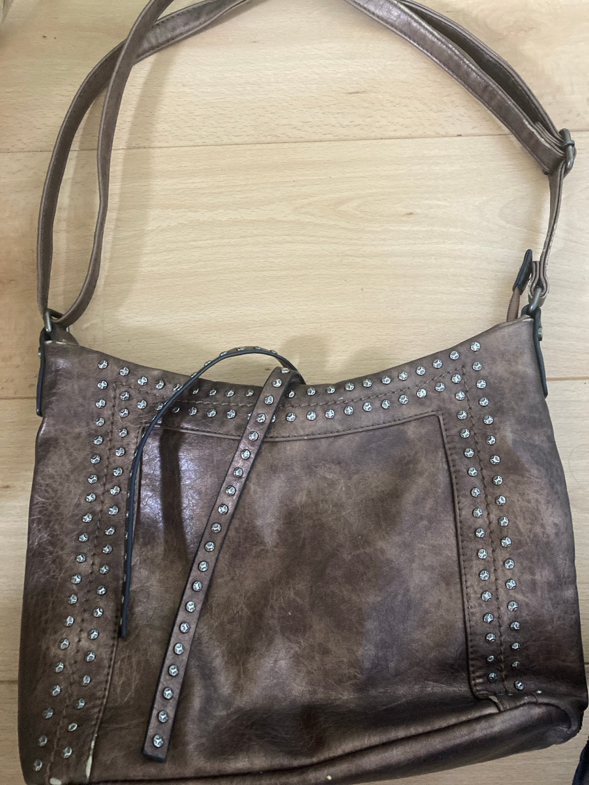 Mandoline tas, Ophalen of Verzenden, Gebruikt, Bruin, Schoudertasje