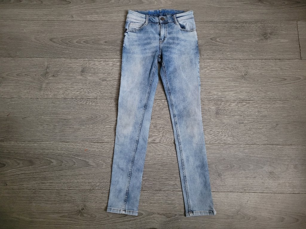 BLUE RIDGE blauwe skinny spijkerbroek maat 152 ~ WM3000, Kinderen en Baby's, Kinderkleding | Maat 152, Broek, Gebruikt, Ophalen of Verzenden