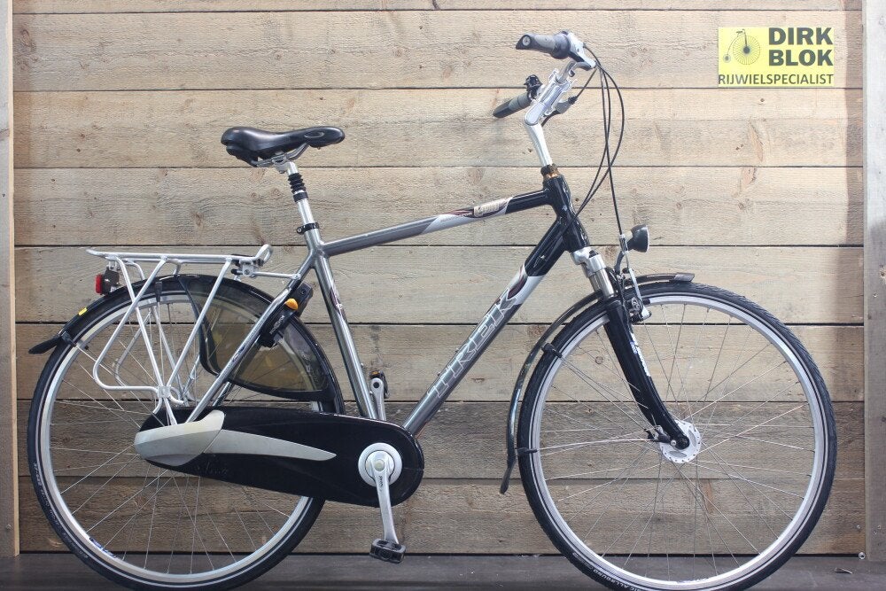 Trek Navigator L400 herenfiets 8v H55 grijs + 3 mnd garantie, Niet ingevuld, Gebruikt, Niet ingevuld, Niet ingevuld