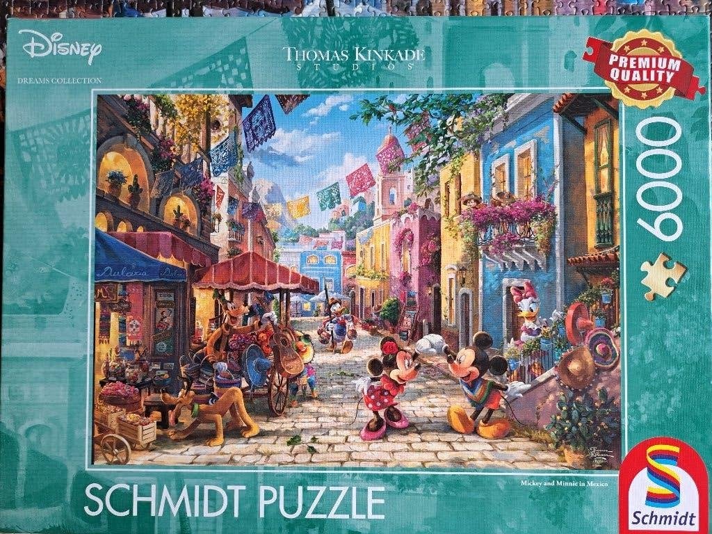 Disney puzzel van schmidt 6000 stukjes, Ophalen of Verzenden, Meer dan 1500 stukjes, Zo goed als nieuw, Legpuzzel