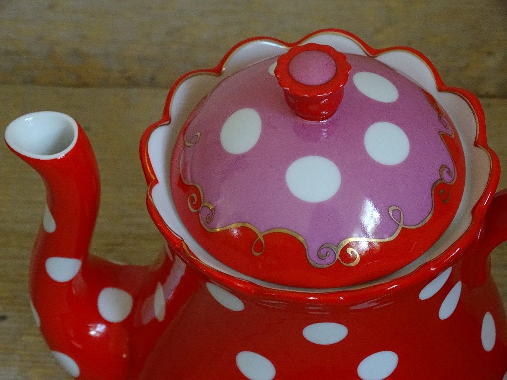1x Theepot, OILILY voor Douwe Egberts, als nieuw, Huis en Inrichting, Overige merken, Overige typen, Ophalen of Verzenden, Zo goed als nieuw