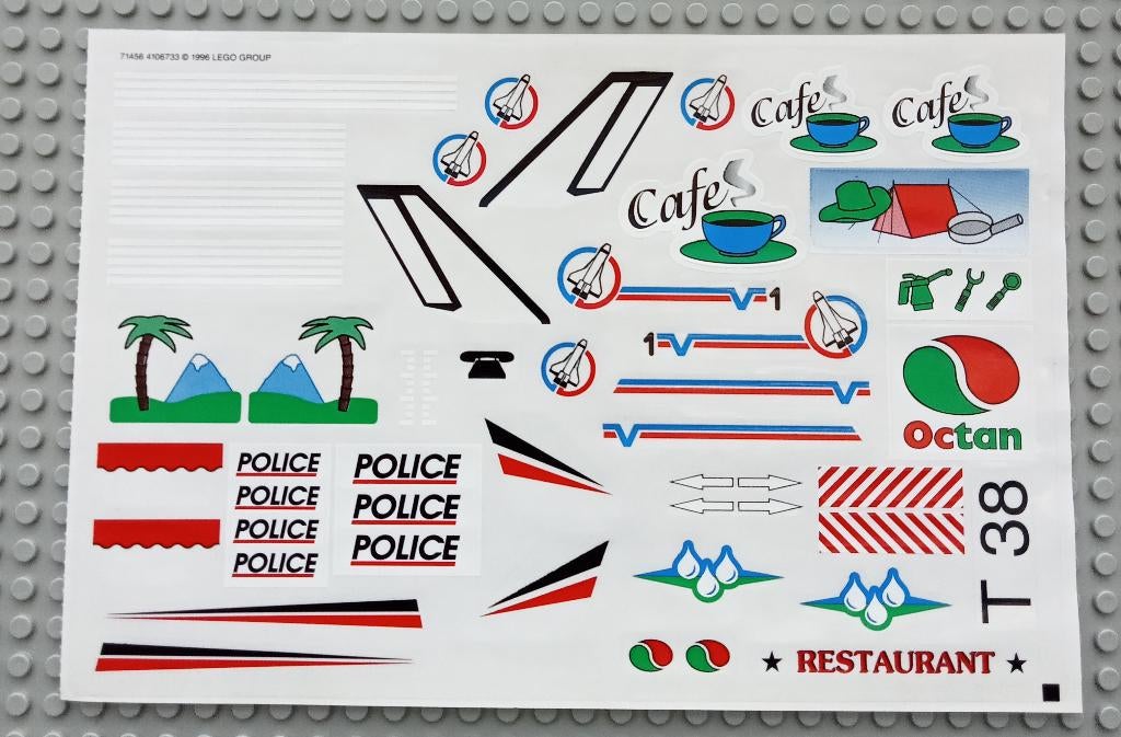 B697stk01 (1) Sticker Sheet for Book 697 - (71456-4106733), Ophalen of Verzenden, Gebruikt