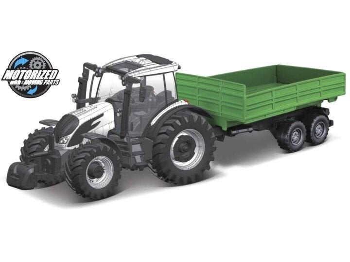 Bburago: Valtra N174 met Kiepaanhanger, Auto, ., Nieuw, Ophalen of Verzenden